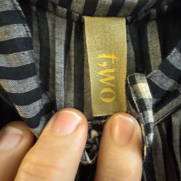 TWO NewYork Sheer Plaid Bohemian top - Picture 3 of 6